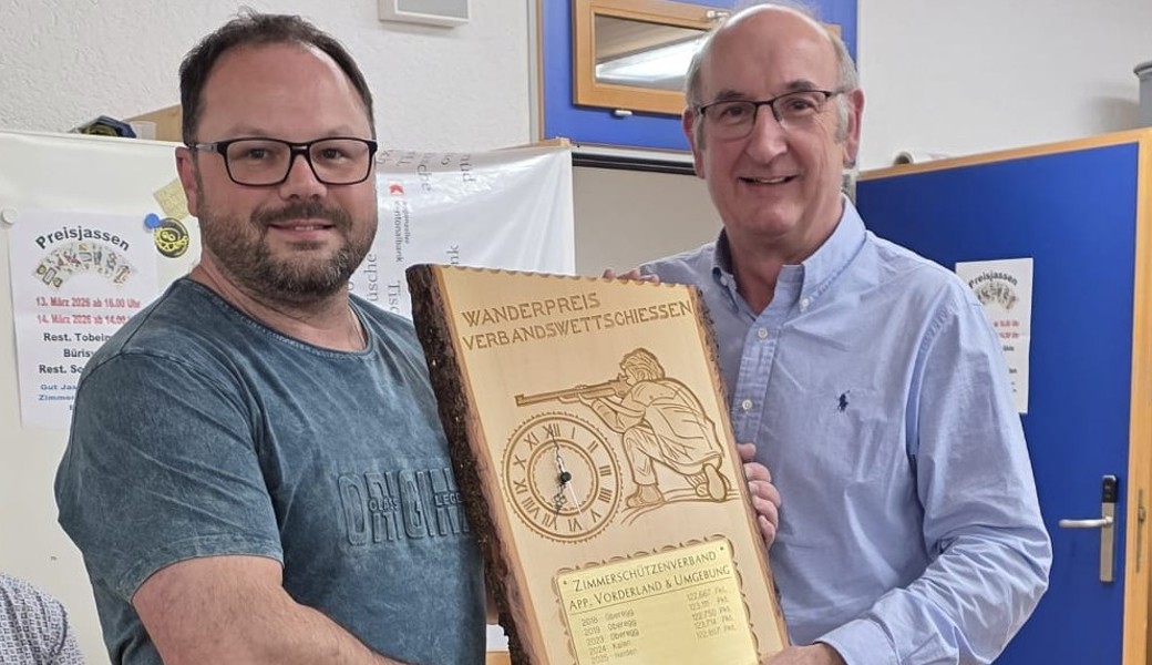 Zimmerschützen Kaien gewinnen Wanderpreis am Vorderländer Verbandsschiessen