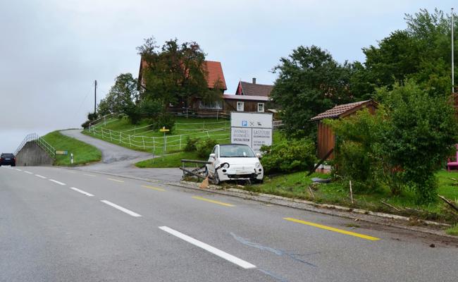 Selbstunfall mit Sachschaden