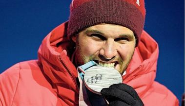 Marc Bischofberger nimmt Mass an der olympischen Strecke