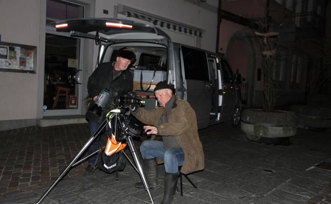 Die Säulen ins rechte Licht rücken