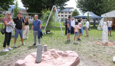 Eingetaucht in die Welt der Kunst - Zwei Wochen unermüdlich bei jedem Wetter gearbeitet