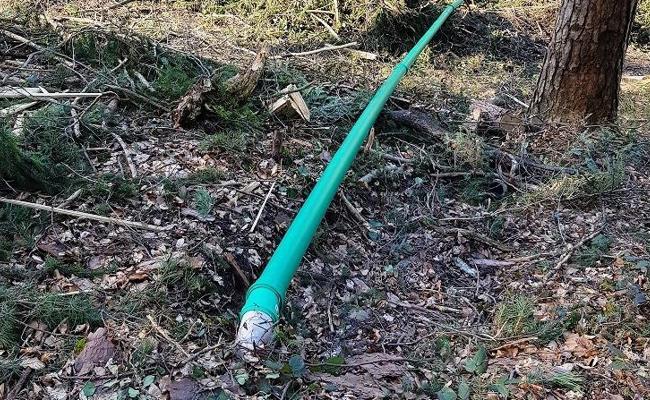 Quellfassungsleitung wird erneuert
