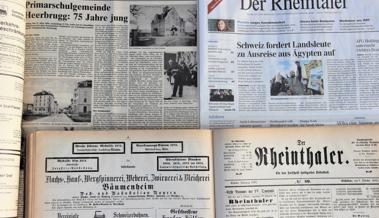 «Rheintaler» feiert den 175. Geburtstag
