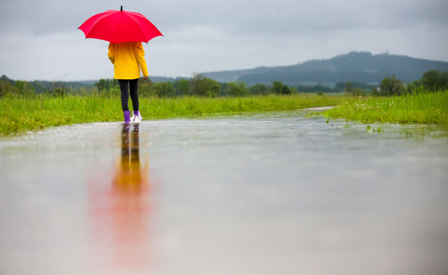 Der Regen?  Bleibt! Das Wetter lässt derzeit keine Freude aufkommen