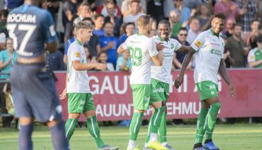 Der FCSG testet auf der Rheinau