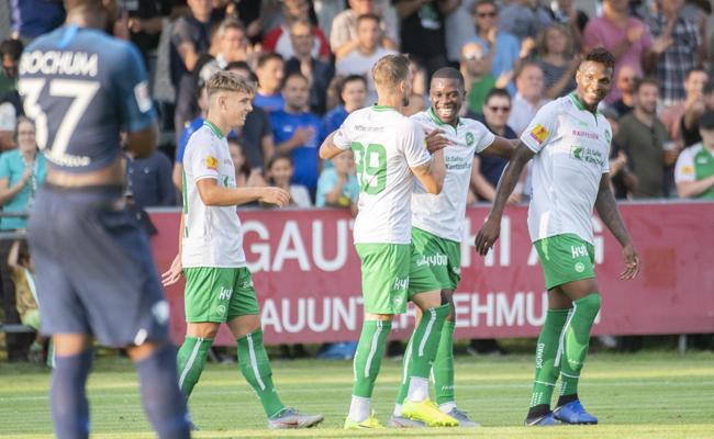 Der FCSG testet auf der Rheinau