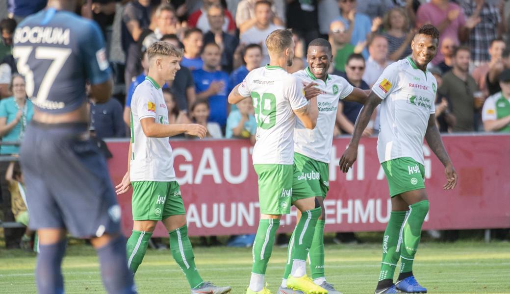 Vor einem Jahr jubelte St. Gallen vor grosser Kulisse.