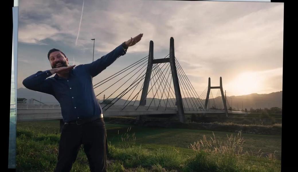 Der Imagefilm «Wa macht üsers Rhintal so grossartig?» mit Nico Arn wurde 2,8 Millionen Mal aufgerufen. 