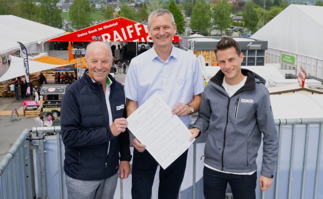 Die Rhema hat extra einen eigenen Marsch komponieren lassen