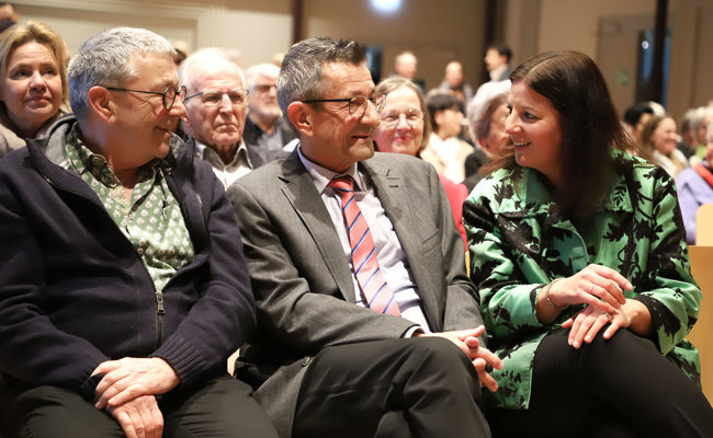 An der Abschiedsfeier: Warum Altstättens Stadtpräsident Reto Friedauer mit einem Druiden verglich