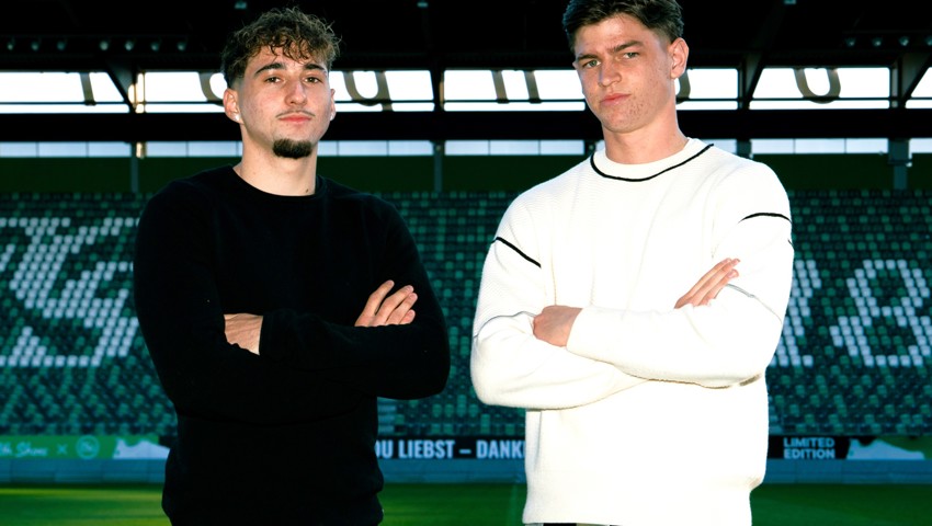 Joel Ruiz (links) und Diego Besio haben Profiverträge unterschrieben.