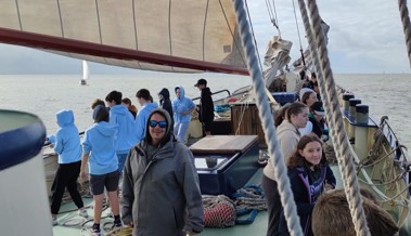 Guter Wind bei Rheintaler Segeltörns im Wattenmeer