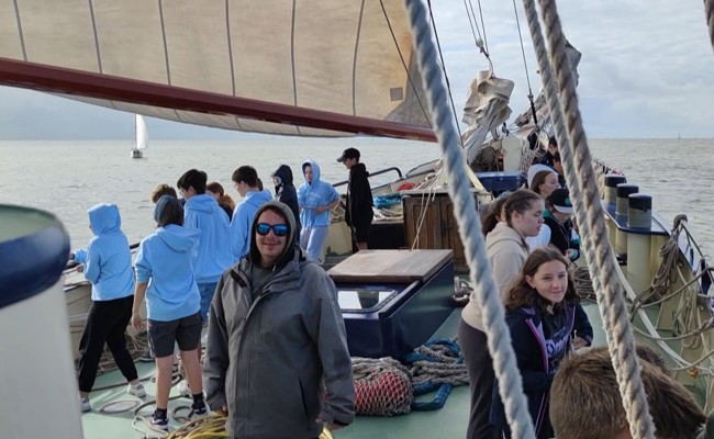Guter Wind bei Rheintaler Segeltörns im Wattenmeer