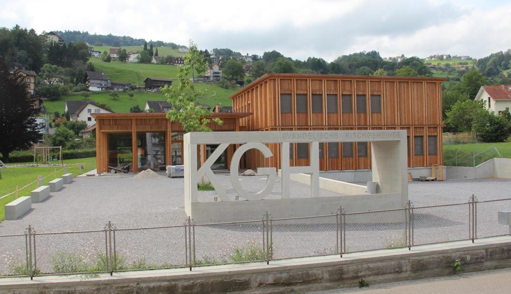 Beim neuen Kirchgemeindehaus von evangelisch Thal-Lutzenberg sind nachträgliche Anpassungsarbeiten nötig.