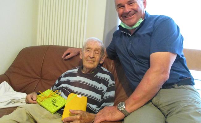 Hans Tobler ist 95 Jahre alt