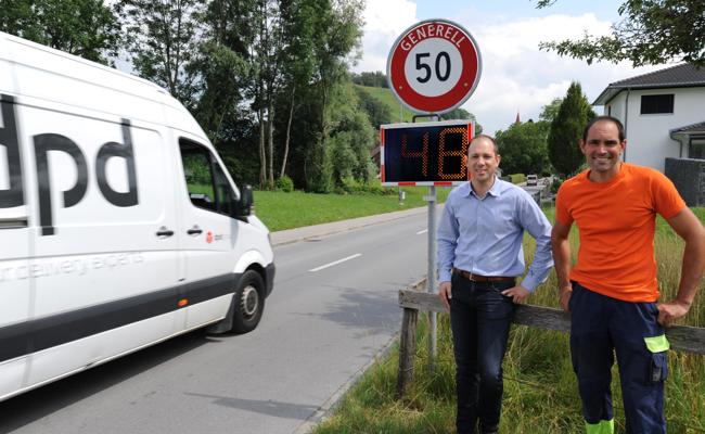 Der lächelnde Radar zählt auch