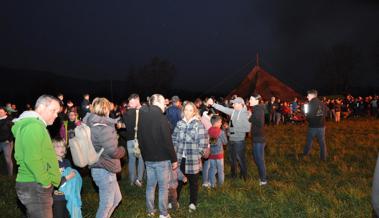 Mit dem Widnauer Funken verbrannte symbolisch auch der Winter - und Corona
