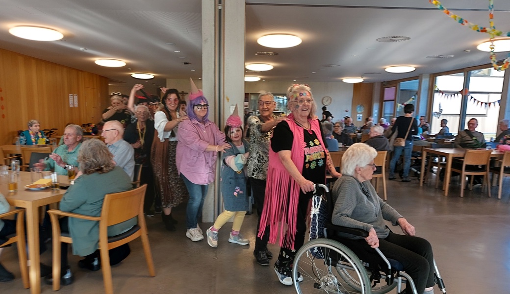 Fasnächtliche und fröhliche Stunden wurden im Huus Feldhof in vollen Zügen genossen werden.