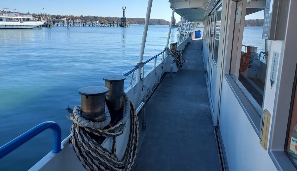 Schifffahrt auf dem Bodensee startet in die Saison – zu niedriger Wasserstand nur in Rheineck