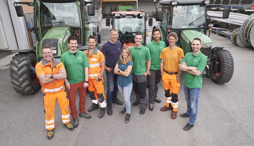 Ernst Baumann, Stefan Studer, Sascha Frei, Guido Seiz (Leiter Unterhaltsdienst), Sandra Hüppi, David Ruess (Leiter SGKB Diepoldsau), Damir Rajic, Simon Zünd, Stefan Schlegel
