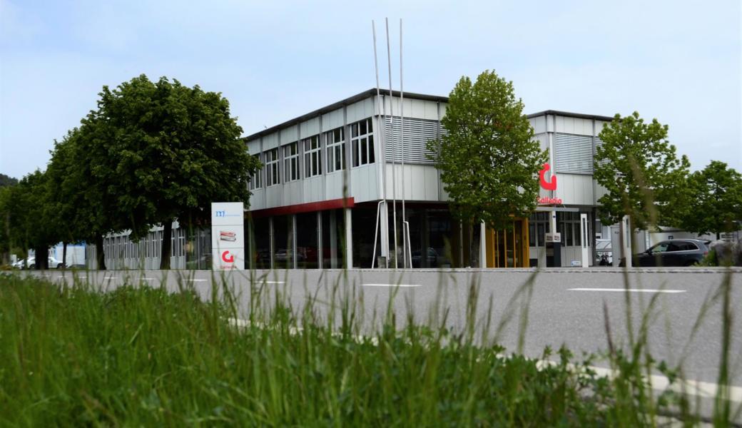 Das Firmengebäude der Galledia Group AG in Berneck.