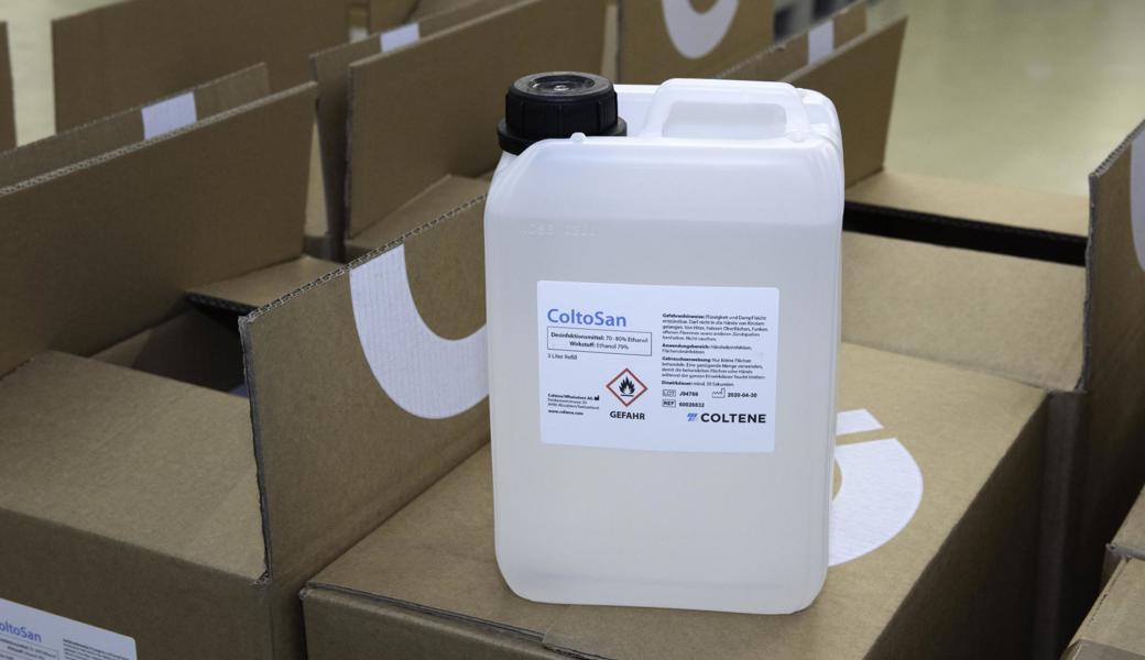 ColtoSan wird von Coltene in Altstätten hergestellt und abgefüllt.