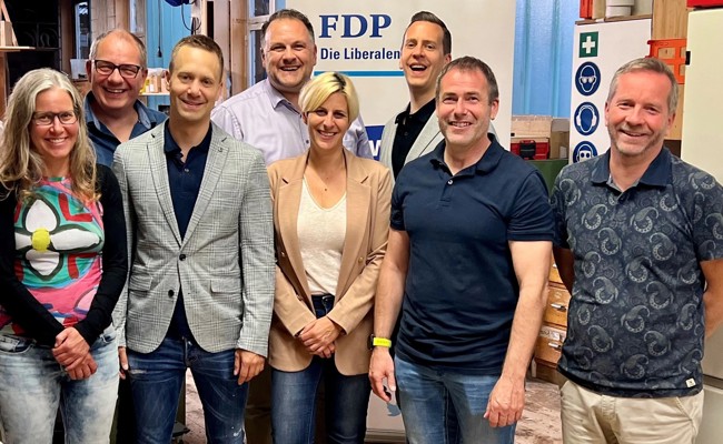 FDP-Ortspartei nominiert neun Kandidaten und Kandidatinnen für Gemeindewahlen