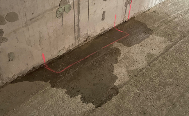 Dank eines provisorischen Boden ist Stäpfli-Turnhalle eingeschränkt nutzbar