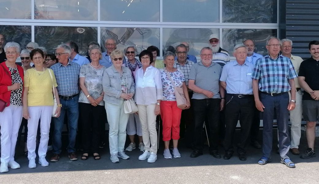 Ein Gruppenfoto der Jahrgänger 1946 von Oberriet durfte auch nicht fehlen...