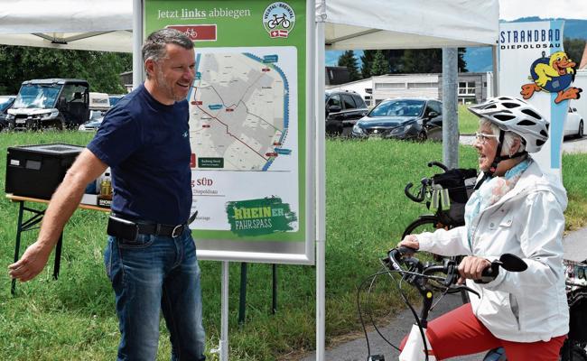 Ums Zentrum herum pedalieren