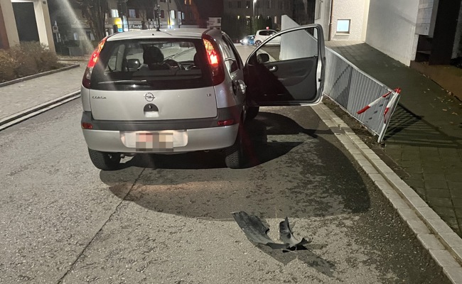 Betrunkener Senior baut Unfall und ist den Führerschein los