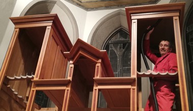 Pfeifen von Schmutz befreit: Jetzt gibt es ungewohnte Einblicke in die Orgel
