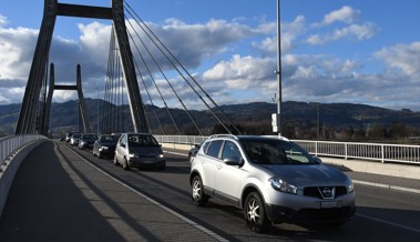 Schrägseilbrücke während drei Nächten nur einspurig befahrbar
