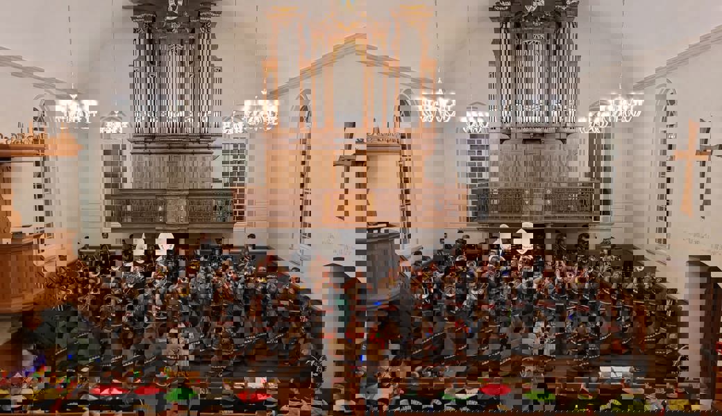 Die Burgtätscher begeisterten mit ihrer Musik Jung und Alt.