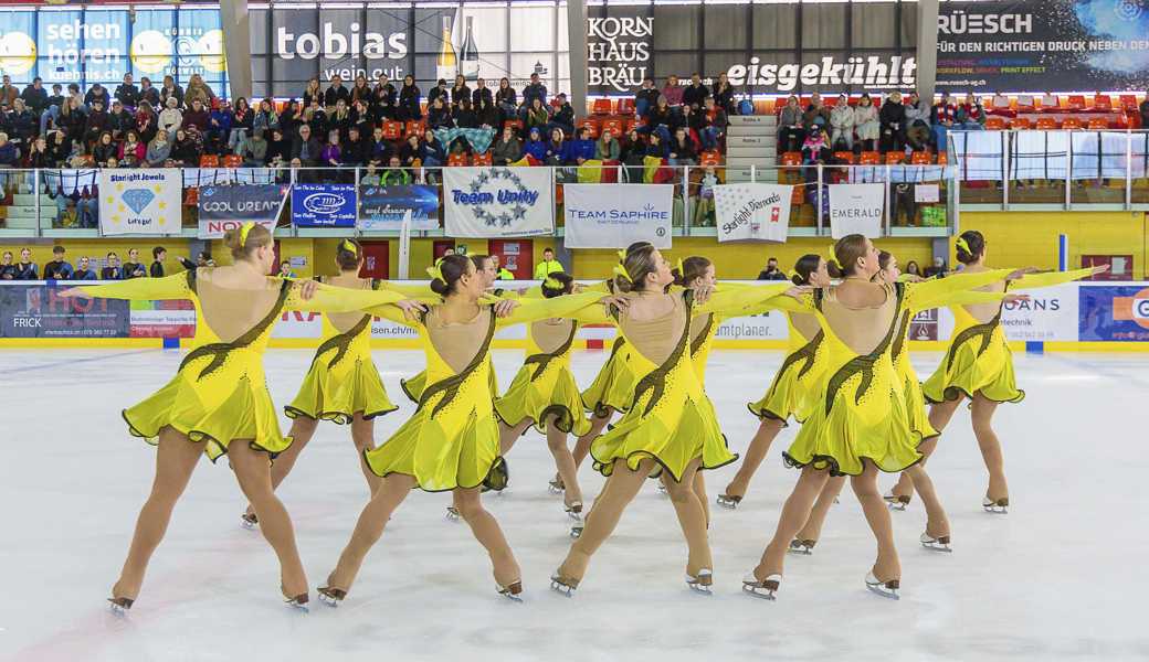 Am 36. Swisscup gibt’s einen bunten Reigen von hochstehendem Synchroneislauf, mitreissender Musik und bunten Kostümen. 