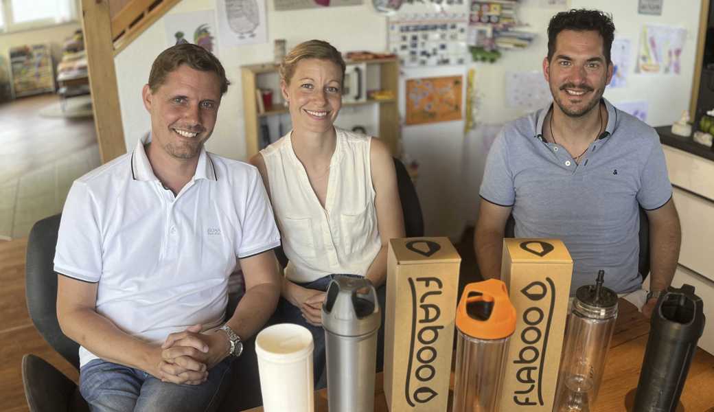 Gesellschafter der Flaboo GmbH sind (von links) René und Caroline Grabher aus Lustenau sowie der in Walzenhausen aufgewachsene und seit über fünf Jahren in Berneck lebende Adis Causevic.