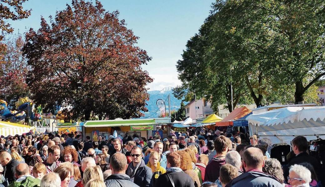Die Oberrieter Kilbi zieht viele Besucher an – auch schon am Vorabend.