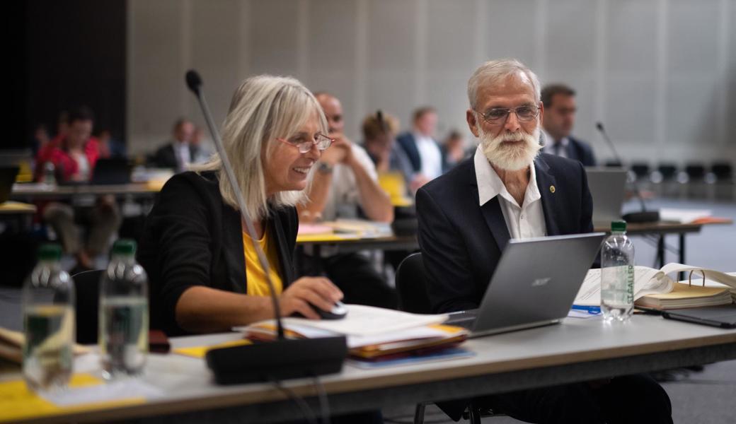 Im Kantonsrat sitzen sie nebeneinander, politisch sind sie weitgehend Zwillinge: Carmen Bruss und Peter Kuster.