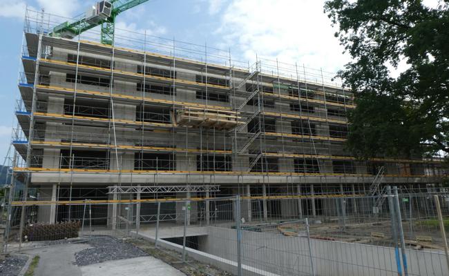 OMR-Schulhaus: Letzte Etage erreicht