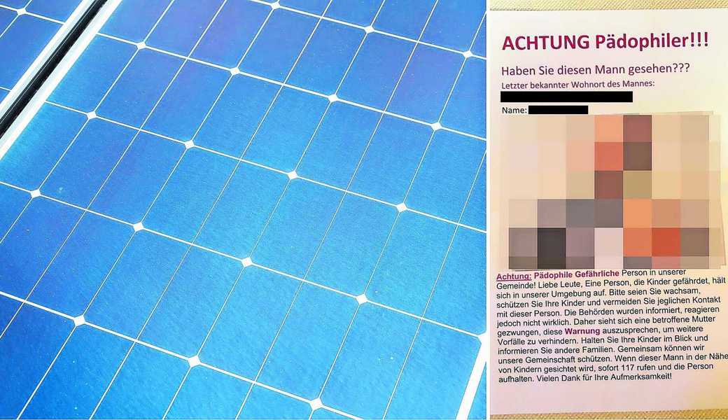 Ein Ex-Angestellter von Viva Solar wurde auf einem Flugblatt als Pädophiler bezeichnet. 