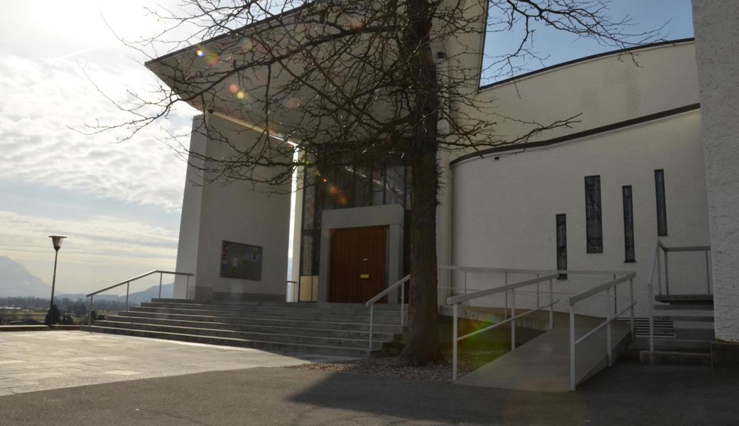 Die katholische Kirche Rebstein am Mittwoch.