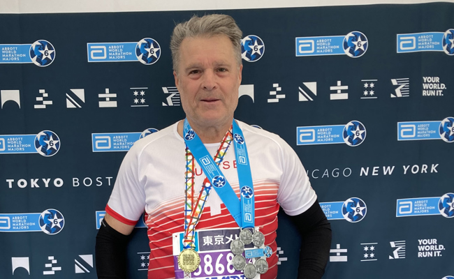 Reto Moschen ist ein Six-Star World Marathon Majors-Läufer