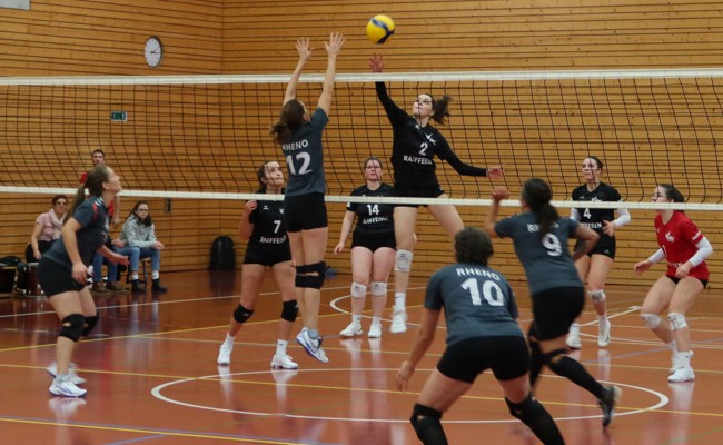 Rheno-Frauen siegen in richtungsweisendem Heimspiel gegen Volley Goldach
