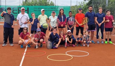 PluSport-Kinder erobern den Altstätter Tennisplatz zum Training