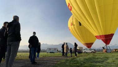 Eine Fahrt im Heissluftballon gewonnen
