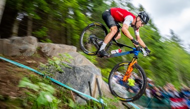 Thomas Litscher im WM-Rennen WM auf dem Bauch gelandet