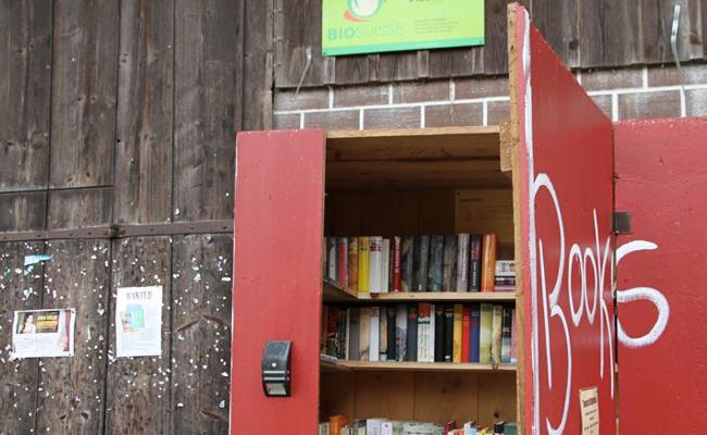 In Eichberg gibt es einen 24/7-Büchertauschschrank