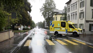 Velolenkerin übersah Fussgängerin