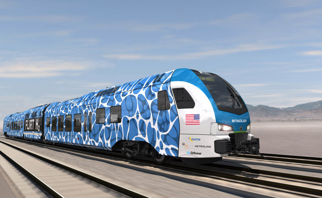Stadler Rail testet Wasserstoff-Zug für Kalifornien im Kanton Schaffhausen