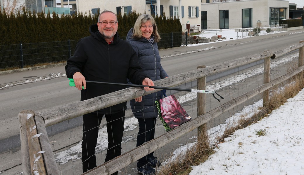 Vom Spaziergang zur Mission: Widnauer Ehepaar gegen Littering